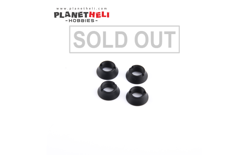 RadioMaster - TX16s Replacement Satin Black Switch Nuts Short